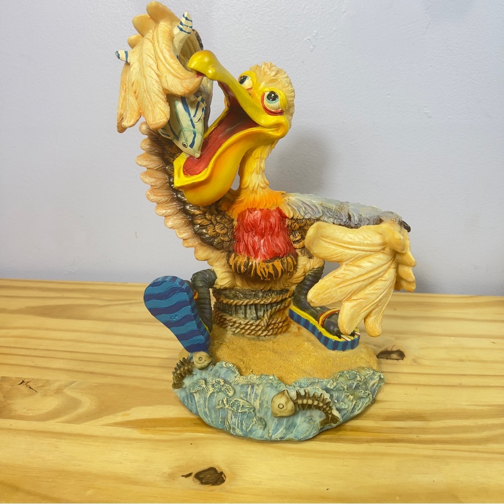 Large Pelican Sculpture Wine Bottle Holder